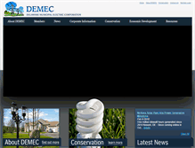 Tablet Screenshot of demecinc.net